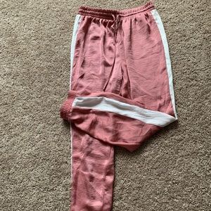 Satin joggers
